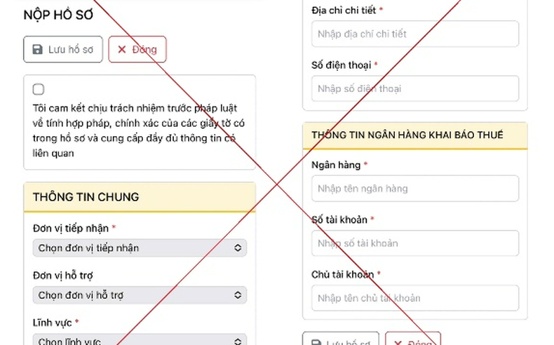 Cảnh báo thủ đoạn lừa đảo thu thập thông tin nhà đất qua website giả mạo dịch vụ công