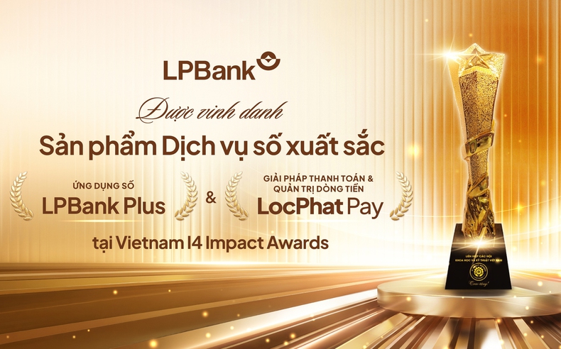 LPBank lập "cú đúp" giải thưởng danh giá tại Vietnam I4 Impact Awards 2026