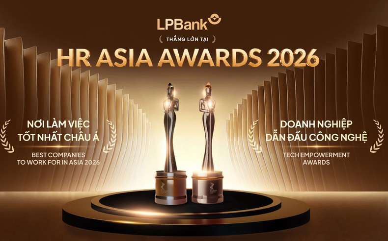 LPBank lập "cú đúp" tại HR Asia 2026: Khi chiến lược phát triển con người trở thành lợi thế cạnh tranh